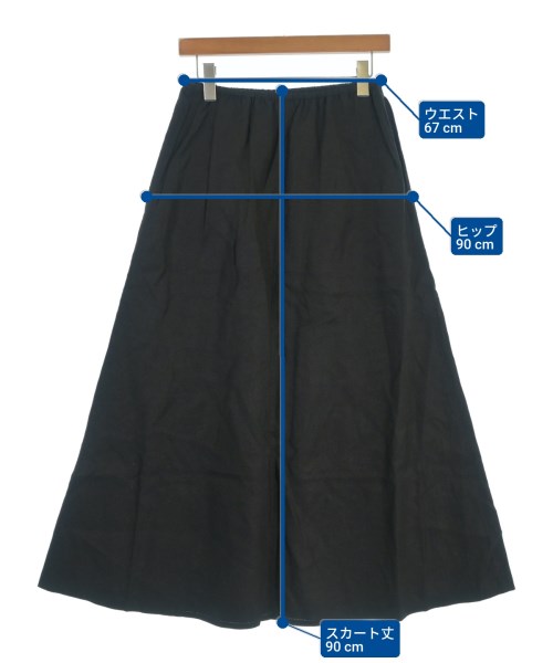 UNITED ARROWS（ユナイテッドアローズ）ロング・マキシ丈スカート 黒 サイズ:38(M位) レディース/2200684932057