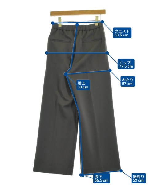 UNITED ARROWS（ユナイテッドアローズ）スラックス グレー サイズ:36(S位) レディース/2200677151205
