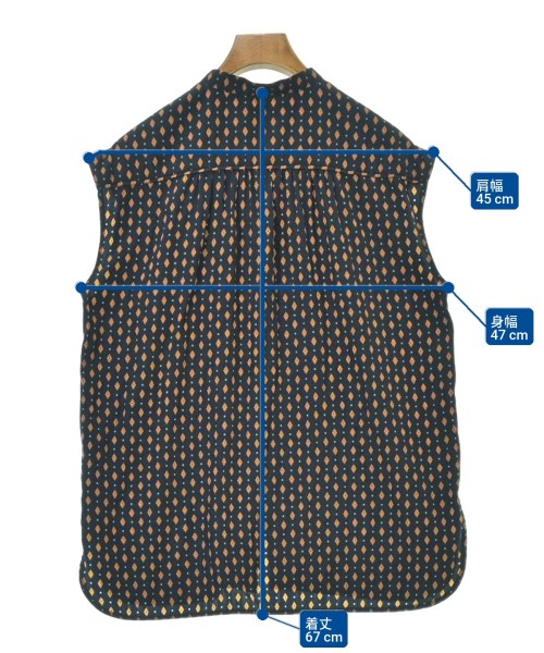 UNITED ARROWS（ユナイテッドアローズ）ブラウス 紺 サイズ:38(M位) レディース/2200680742032