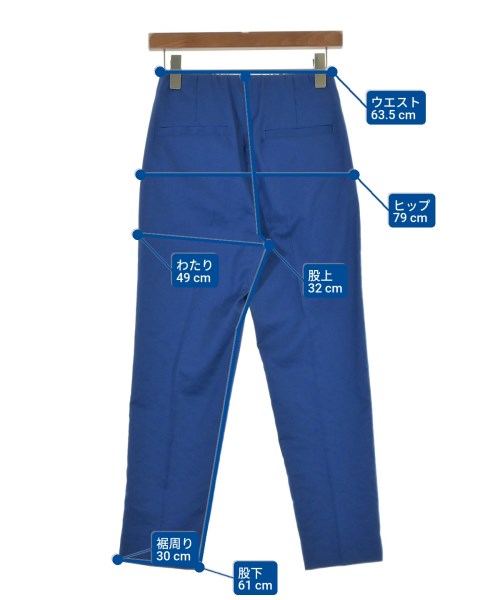 UNITED ARROWS（ユナイテッドアローズ）スラックス 青 サイズ:36(S位) レディース/2200680806055