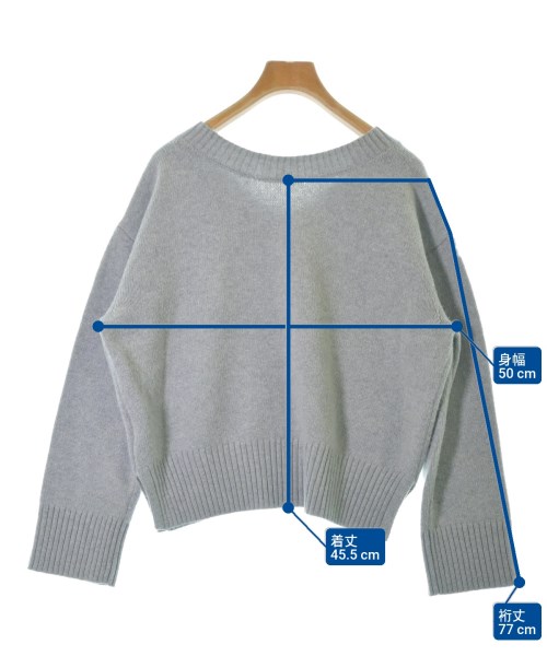 UNITED ARROWS（ユナイテッドアローズ）ニット・セーター グレー サイズ:F レディース/2200680848130