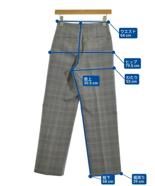 UNITED ARROWS（ユナイテッドアローズ）スラックス グレー サイズ:34(XS位) レディース/2200686621089