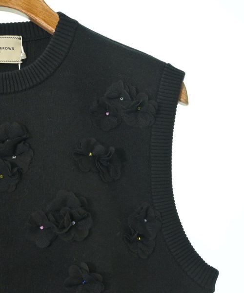 UNITED ARROWS（ユナイテッドアローズ）ベスト 黒 サイズ:F レディース/2200686834083