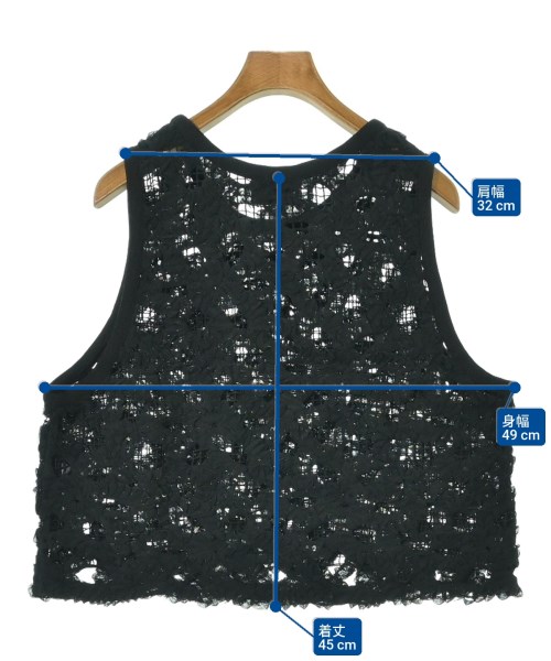 UNITED ARROWS（ユナイテッドアローズ）タンクトップ 黒 サイズ:F レディース/2200680656049