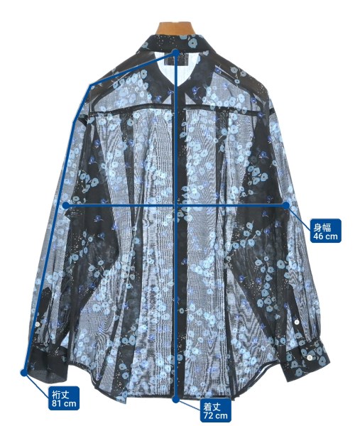 UNITED ARROWS（ユナイテッドアローズ）カジュアルシャツ 黒 サイズ:38(M位) レディース/2200680656087