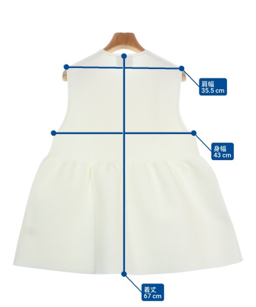 UNITED ARROWS（ユナイテッドアローズ）ベスト/ノースリーブ 白 サイズ:-(M位) レディース/2200681046061