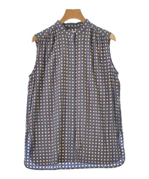 UNITED ARROWS(ユナイテッドアローズ)ブラウス 紺 サイズ:36(S位)/2200684326801