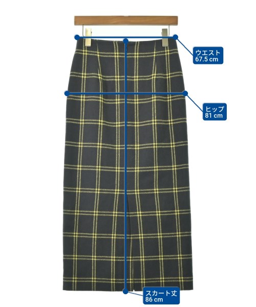 UNITED ARROWS（ユナイテッドアローズ）ロング・マキシ丈スカート グレー サイズ:38(M位) レディース/2200684326955