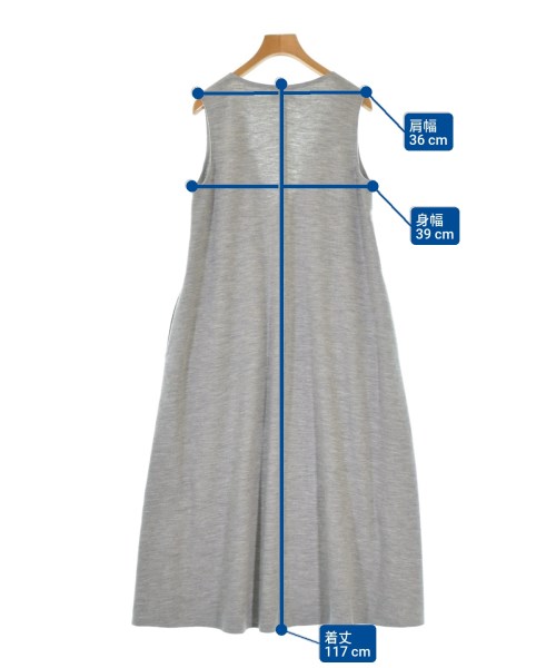 UNITED ARROWS（ユナイテッドアローズ）ワンピース グレー サイズ:36(S位) レディース/2200683077032