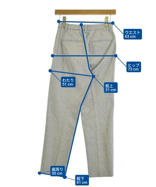 UNITED ARROWS（ユナイテッドアローズ）スラックス グレー サイズ:36(S位) レディース/2200682461153