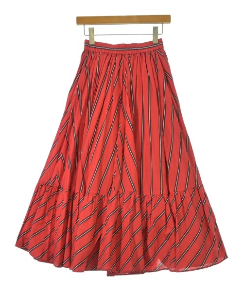 UNITED ARROWS（ユナイテッドアローズ）ロング・マキシ丈スカート 赤 サイズ:36(S位) レディース/2200685980019