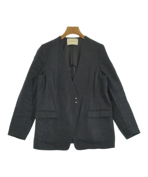UNITED ARROWS(ユナイテッドアローズ)ノーカラージャケット 黒 サイズ:36(S位)/2200688197131