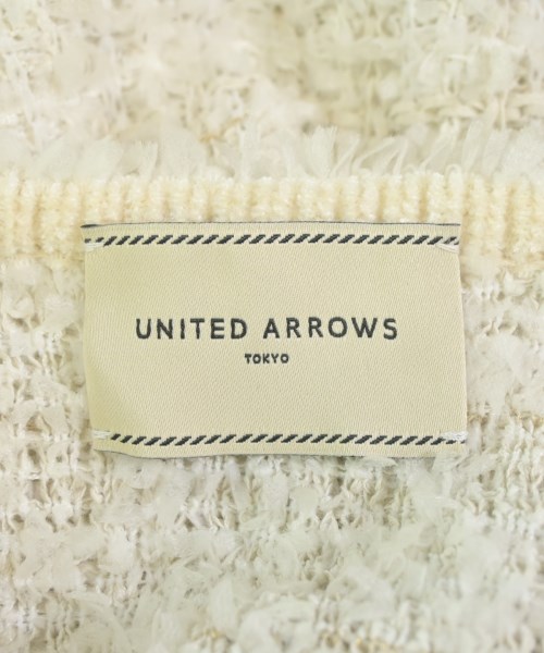 UNITED ARROWS（ユナイテッドアローズ）ノーカラージャケット 白 サイズ:F レディース/2200688700034