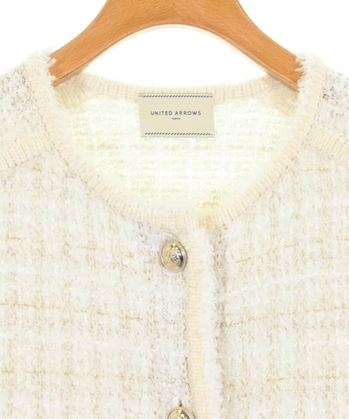 UNITED ARROWS（ユナイテッドアローズ）ノーカラージャケット 白 サイズ:F レディース/2200688700034