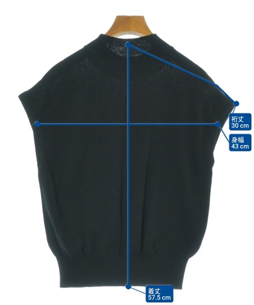 UNITED ARROWS（ユナイテッドアローズ）ベスト/ノースリーブ 黒 サイズ:F レディース/2200689402029