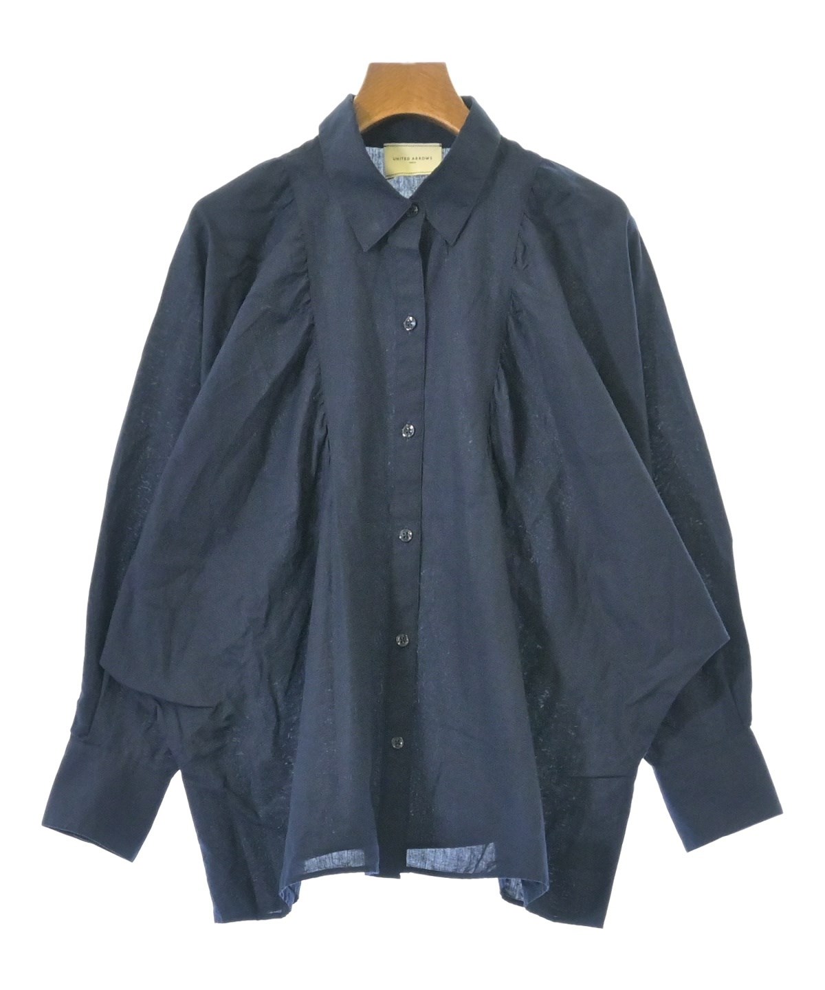 UNITED ARROWS（ユナイテッドアローズ）ブラウス 紺 サイズ:F