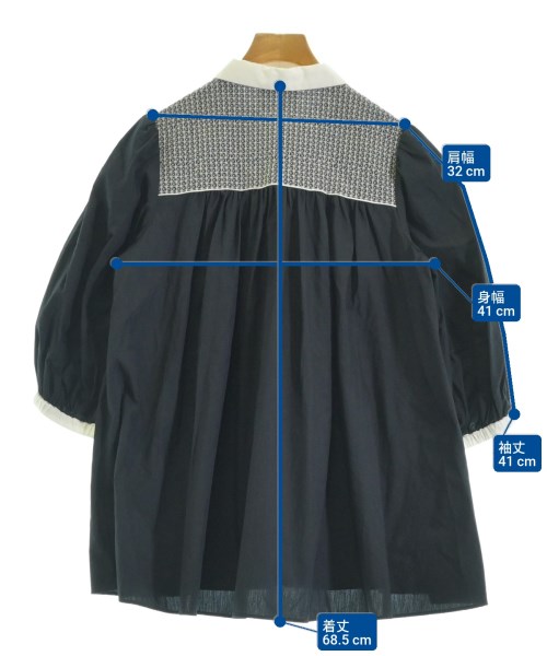 UNITED ARROWS（ユナイテッドアローズ）ブラウス 紺 サイズ:F レディース/2200682849142