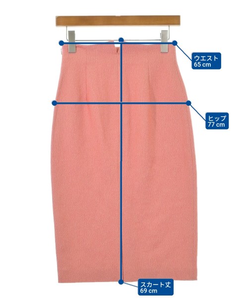 UNITED ARROWS（ユナイテッドアローズ）ひざ丈スカート ピンク サイズ:34(XS位) レディース/2200691646084