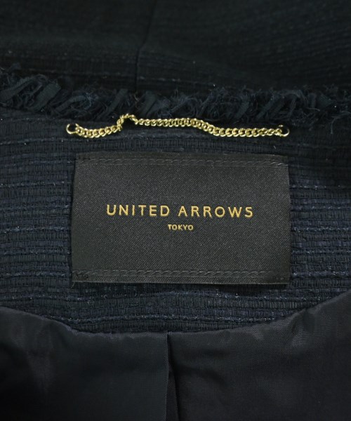 UNITED ARROWS（ユナイテッドアローズ）ノーカラージャケット 紺 サイズ:36(S位) レディース/2200691648026