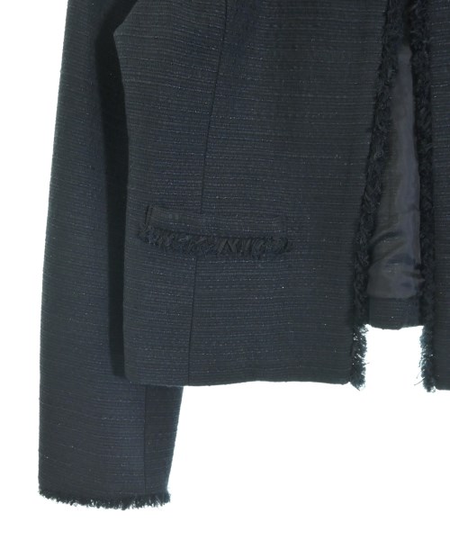 UNITED ARROWS（ユナイテッドアローズ）ノーカラージャケット 紺 サイズ:36(S位) レディース/2200691648026