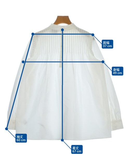 UNITED ARROWS（ユナイテッドアローズ）ブラウス 白 サイズ:38(M位) レディース/2200688635046