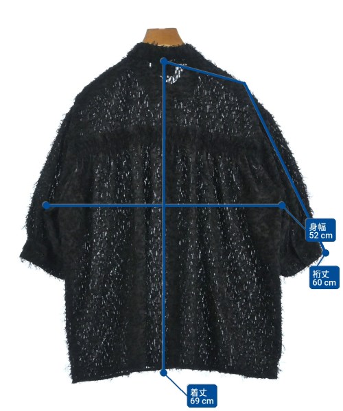 UNITED ARROWS（ユナイテッドアローズ）ブラウス 黒 サイズ:38(M位) レディース/2200687241101