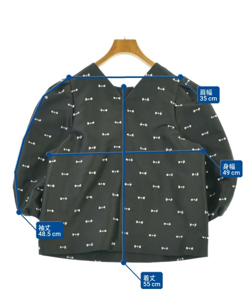 UNITED ARROWS（ユナイテッドアローズ）ブラウス 黒 サイズ:36(S位) レディース/2200689656033