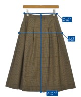 UNITED ARROWS（ユナイテッドアローズ）ロング・マキシ丈スカート 茶 サイズ:38(M位) レディース/2200692961025