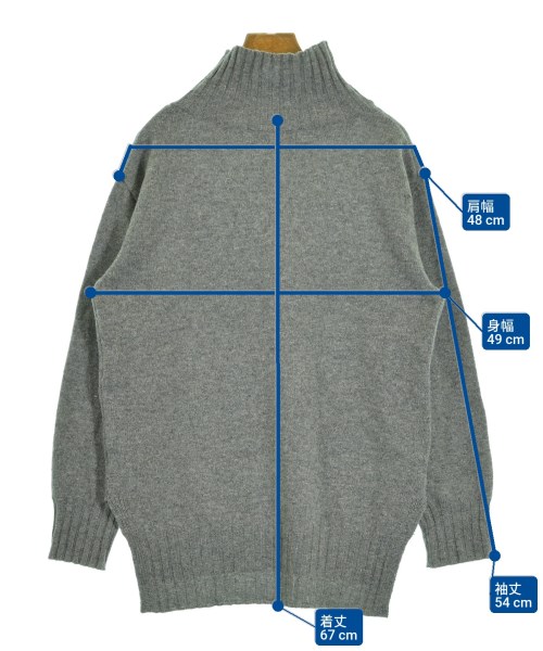 BARNEYS NEWYORK（バーニーズニューヨーク）ニット・セーター グレー サイズ:38(M位) レディース/2200636188167