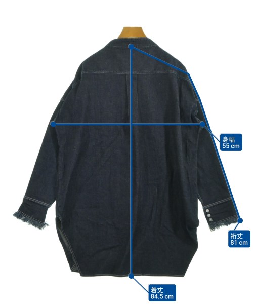 BARNEYS NEWYORK（バーニーズニューヨーク）カジュアルシャツ 紺 サイズ:-(M位) レディース/2200594229063