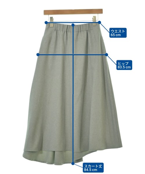 BARNEYS NEWYORK（バーニーズニューヨーク）ロング・マキシ丈スカート グレー サイズ:36(S位) レディース/2200639243023