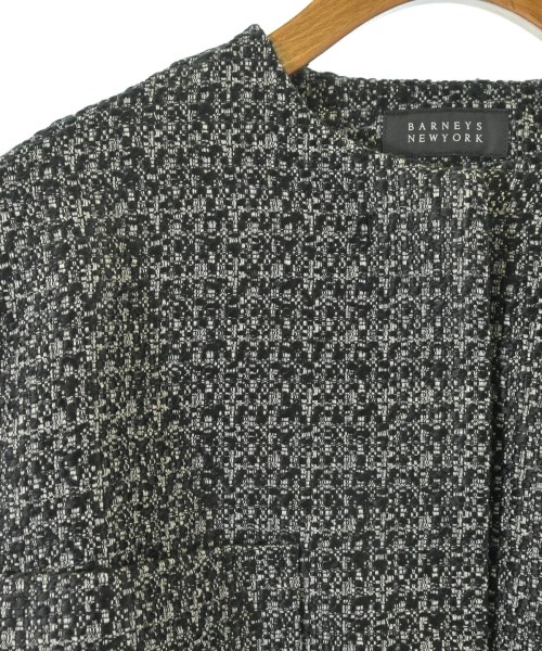 BARNEYS NEWYORK（バーニーズニューヨーク）ノーカラージャケット 黒 サイズ:F レディース/2200617605201