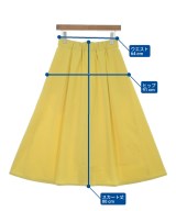 BARNEYS NEWYORK（バーニーズニューヨーク）ロング・マキシ丈スカート 黄 サイズ:36(S位) レディース/2200614827101