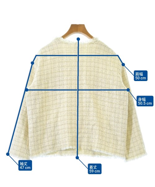 BARNEYS NEWYORK（バーニーズニューヨーク）カジュアルジャケット 白 サイズ:36(S位) レディース/2200615915012