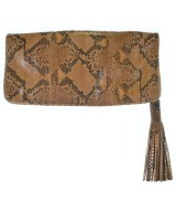 BARNEYS NEWYORK（バーニーズニューヨーク）クラッチバッグ 茶 サイズ:- レディース/2200674921122