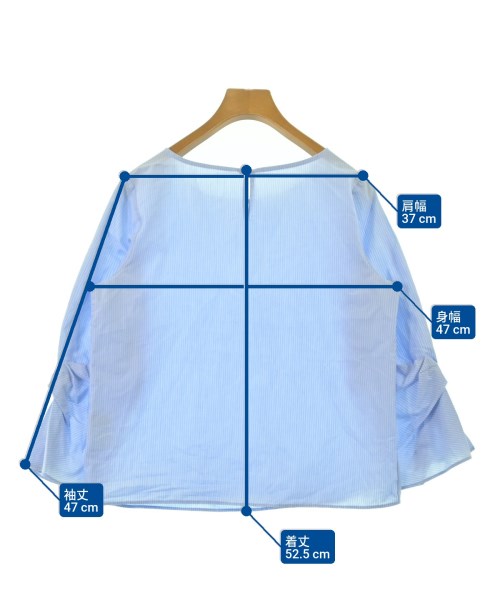 BARNEYS NEWYORK（バーニーズニューヨーク）ブラウス 青 サイズ:38(M位) レディース/2200678545119