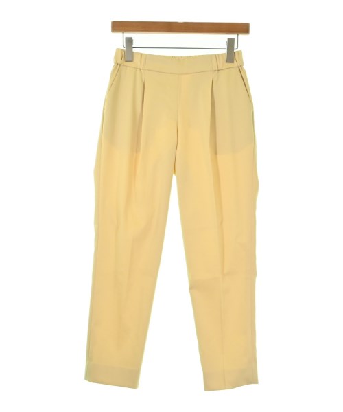 BARNEYS NEWYORK(バーニーズニューヨーク)クロップドパンツ 黄 サイズ:36(S位)/2200689724046