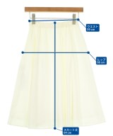 BARNEYS NEWYORK（バーニーズニューヨーク）ひざ丈スカート 白 サイズ:36(S位) レディース/2200694092031