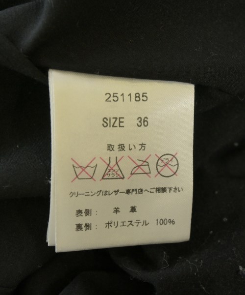 BARNEYS NEWYORK（バーニーズニューヨーク）ライダース 黒 サイズ:36(S位) レディース/2200694559091