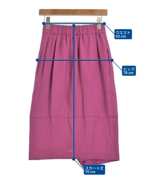 BARNEYS NEWYORK（バーニーズニューヨーク）ひざ丈スカート ピンク サイズ:36(S位) レディース/2200701198091