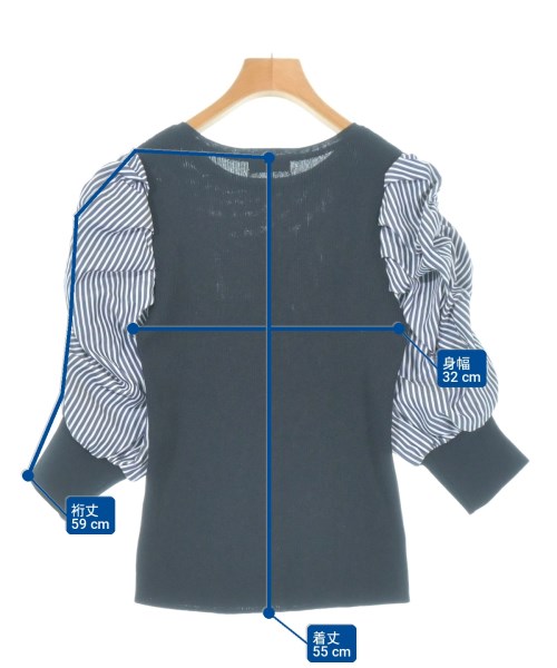 BARNEYS NEWYORK（バーニーズニューヨーク）ニット・セーター 紺 サイズ:F レディース/2200705517256