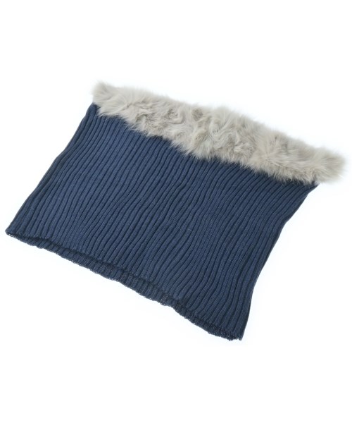 BARNEYS NEWYORK（バーニーズニューヨーク）マフラー 紺 サイズ:- レディース/2200638070040