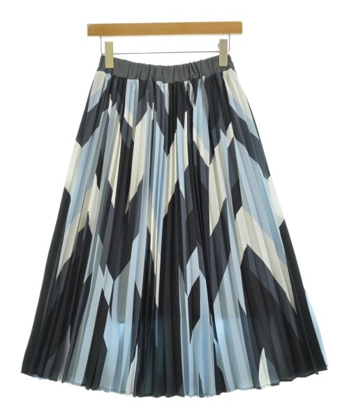 BARNEYS NEWYORK（バーニーズニューヨーク）ひざ丈スカート 青 サイズ:38(M位) レディース/2200647848050