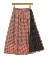 BARNEYS NEWYORK（バーニーズニューヨーク）ひざ丈スカート 赤 サイズ:38(M位) レディース/2200647848067