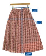 BARNEYS NEWYORK（バーニーズニューヨーク）ひざ丈スカート 赤 サイズ:38(M位) レディース/2200647848067