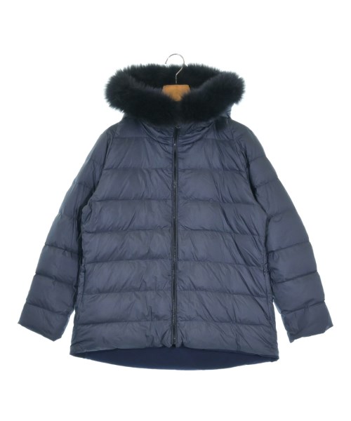 BARNEYS NEWYORK（バーニーズニューヨーク）ダウンジャケット/ダウンベスト 紺 サイズ:38(M位) レディース/2200648201014