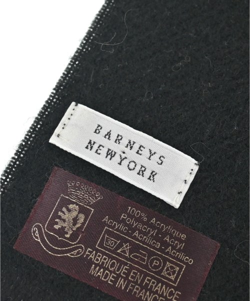 BARNEYS NEWYORK（バーニーズニューヨーク）マフラー 黒 サイズ:- メンズ/2200661112038