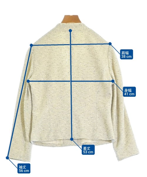 BARNEYS NEWYORK（バーニーズニューヨーク）カジュアルジャケット 白 サイズ:38(M位) レディース/2200666470027