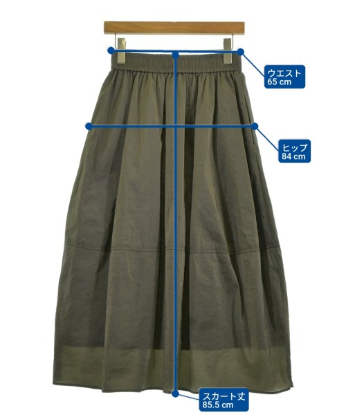 BARNEYS NEWYORK（バーニーズニューヨーク）ロング・マキシ丈スカート 茶 サイズ:38(S位) レディース/2200720073065