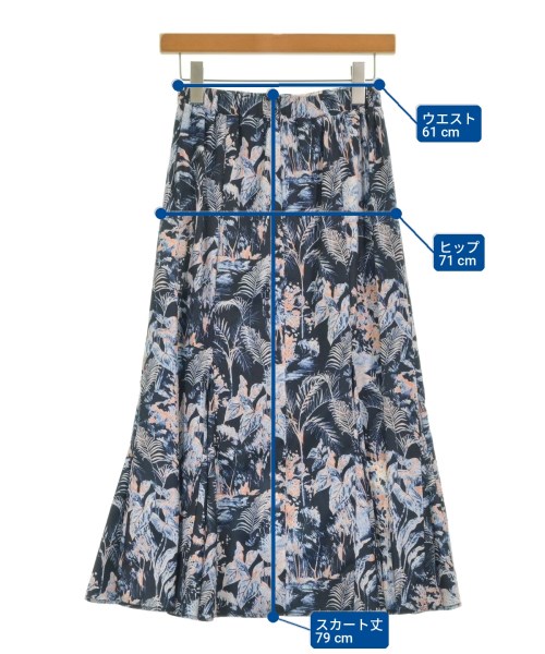 BARNEYS NEWYORK（バーニーズニューヨーク）ロング・マキシ丈スカート 紺 サイズ:F レディース/2200720852066